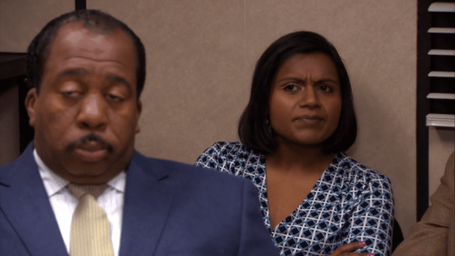 A scene from the show The Office, where Kelly Kapoor says "I have a lot of questions. Number one: how dare you?". This is not a good user interview question