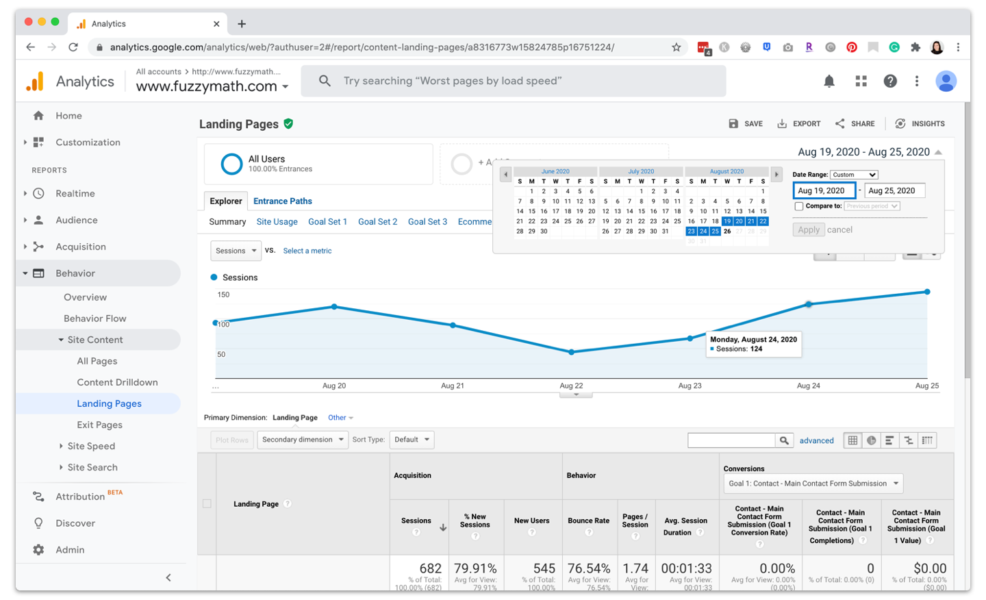 UX research tools - Google Analytics