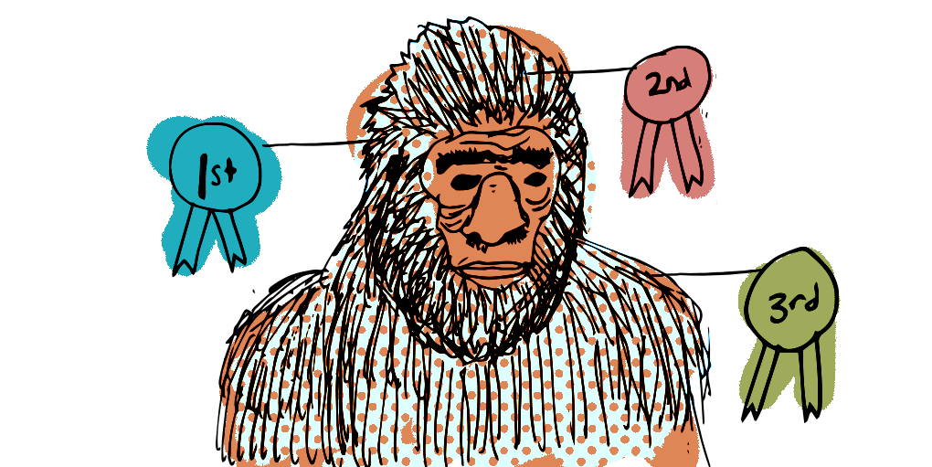 Top 3 SaaS UX Best Practices blog post feature image illustration of SaaSquatch and award ribbons.