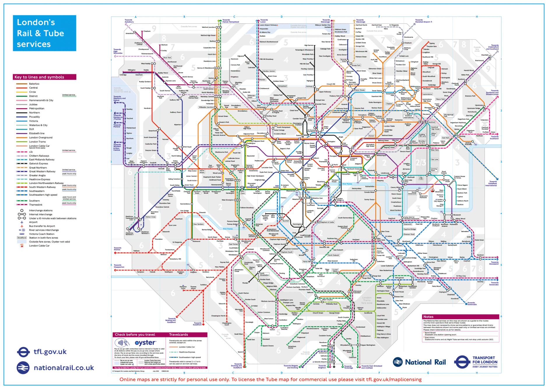 Map of Londons public transit, it is quite dense in comparison