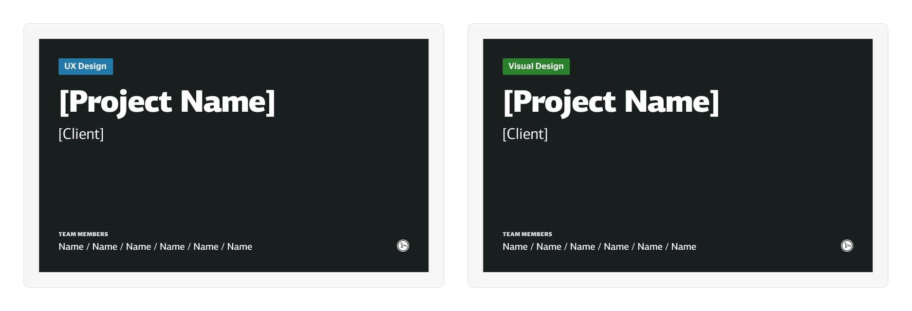 Screenshot of a Figma file thumbnail detailing the name of the project, the client, and the team members. 