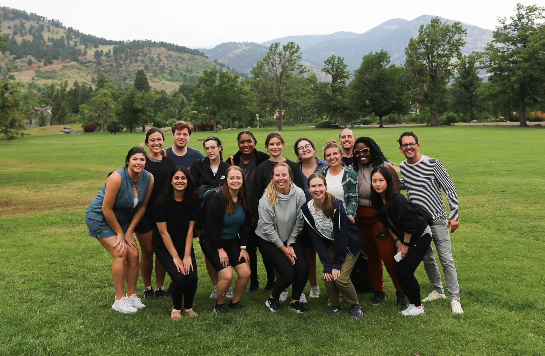 Team photo of Fuzzy Math during a recent company offiste.